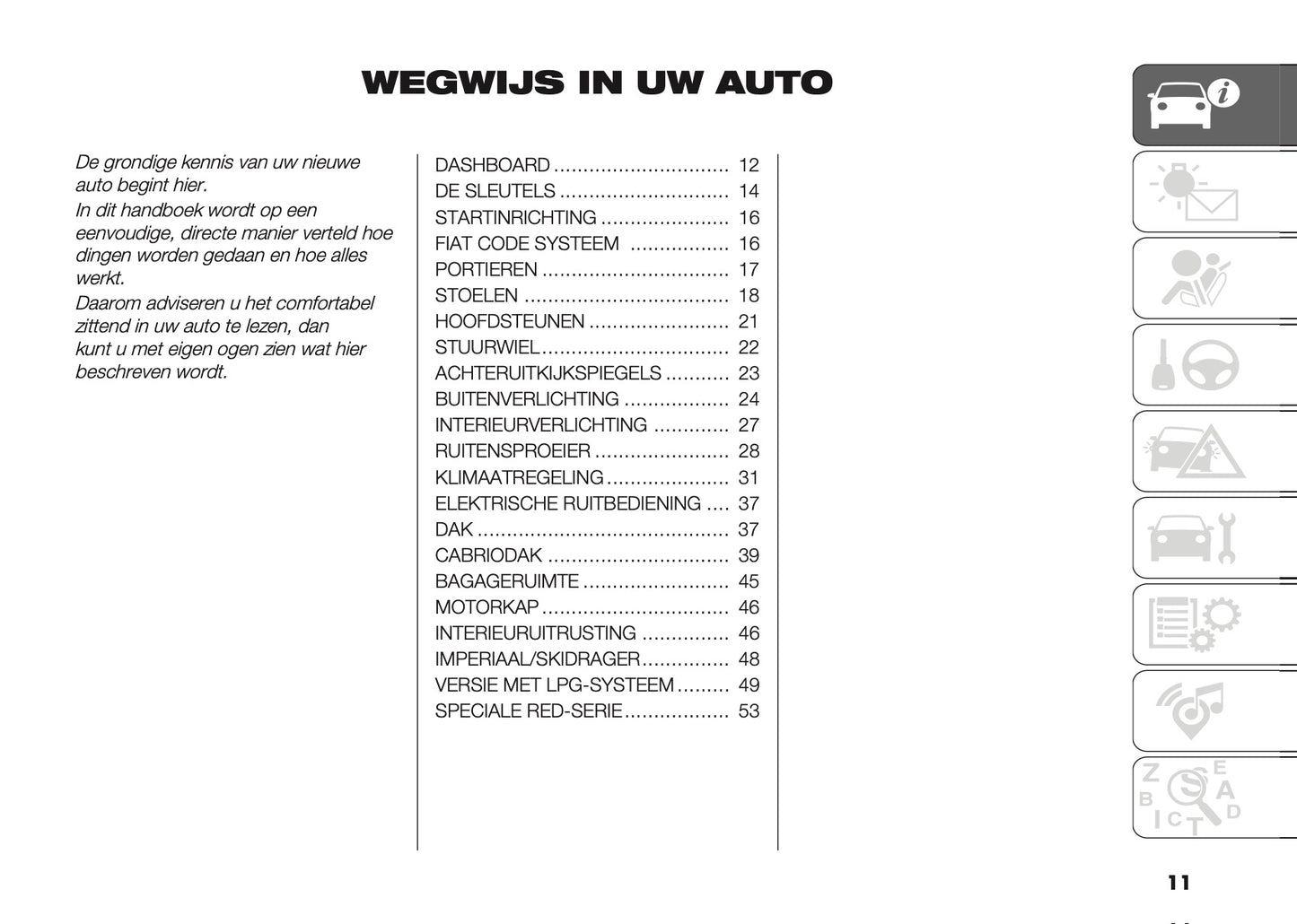 2022-2023 Fiat 500/500 Hybrid Gebruikershandleiding | Nederlands