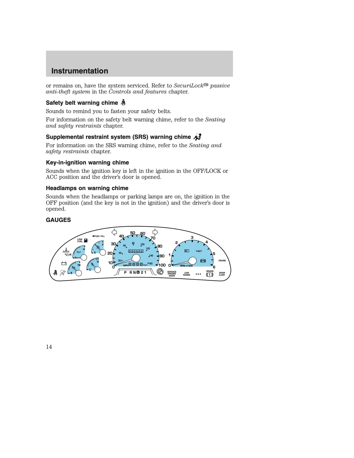 2000 Ford Excursion Owner's Manual | English