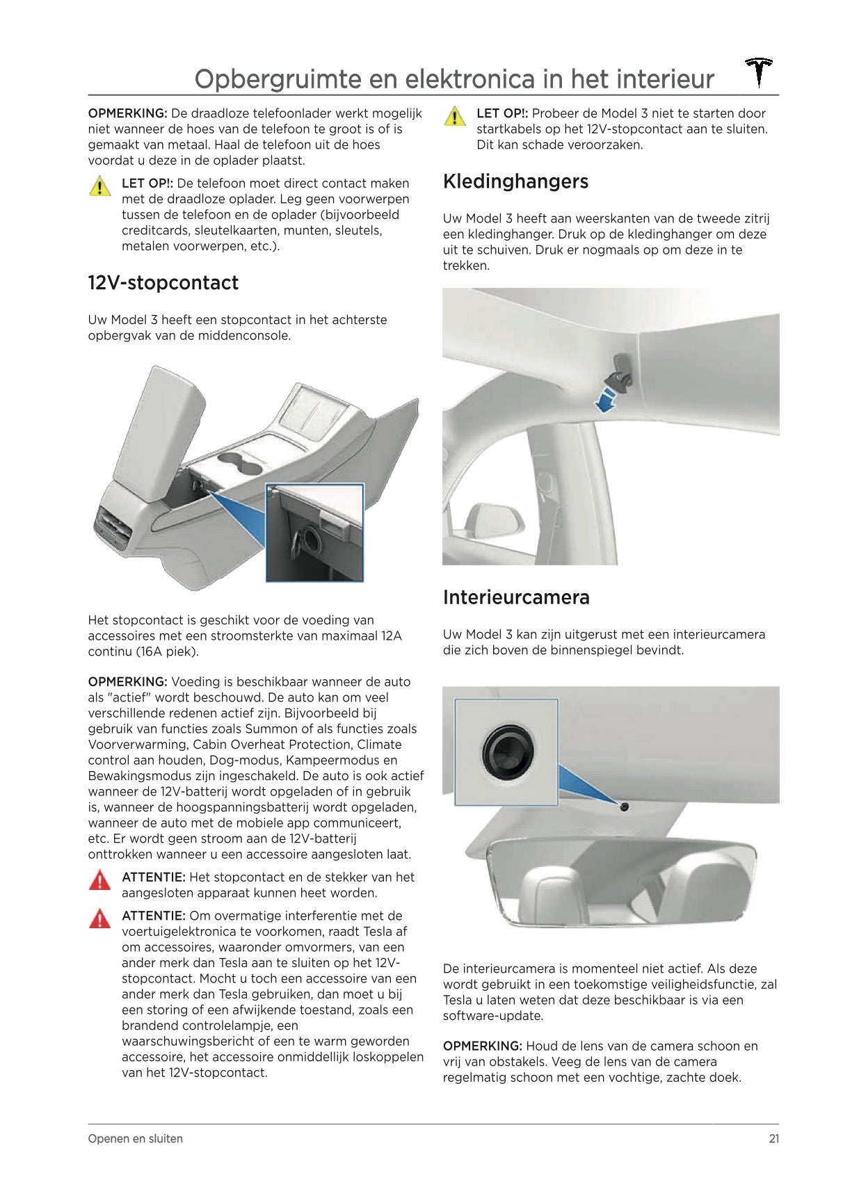 2021 Tesla Model 3 Owner's Manual | Dutch
