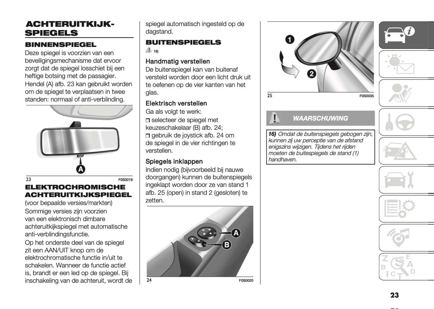 2022-2023 Fiat 500/500 Hybrid Gebruikershandleiding | Nederlands