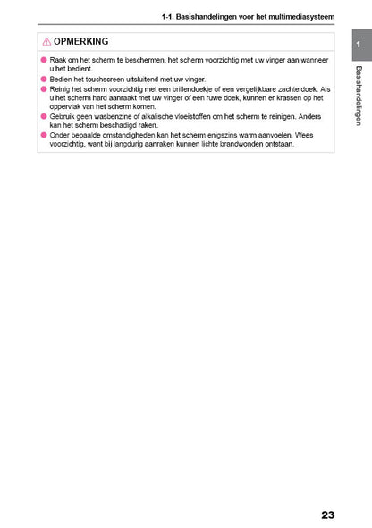 2024 Toyota Corolla Touring Sports Navigation Manual | Dutch