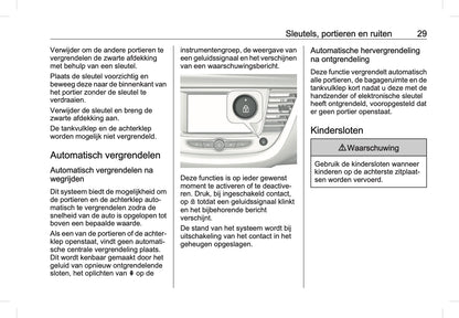 2019 Opel Grandland X Owner's Manual | Dutch