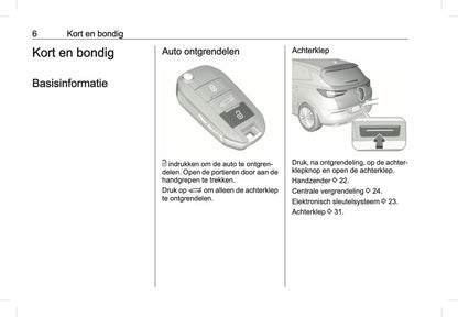 2019 Opel Grandland X Owner's Manual | Dutch