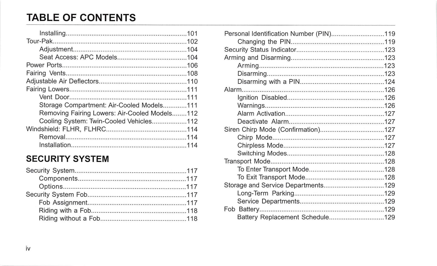 2017 Harley-Davidson Touring Gebruikershandleiding | Engels