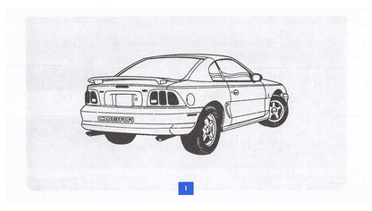 1998 Ford Mustang SVT Cobra Supplement Manuel du propriétaire | Anglais