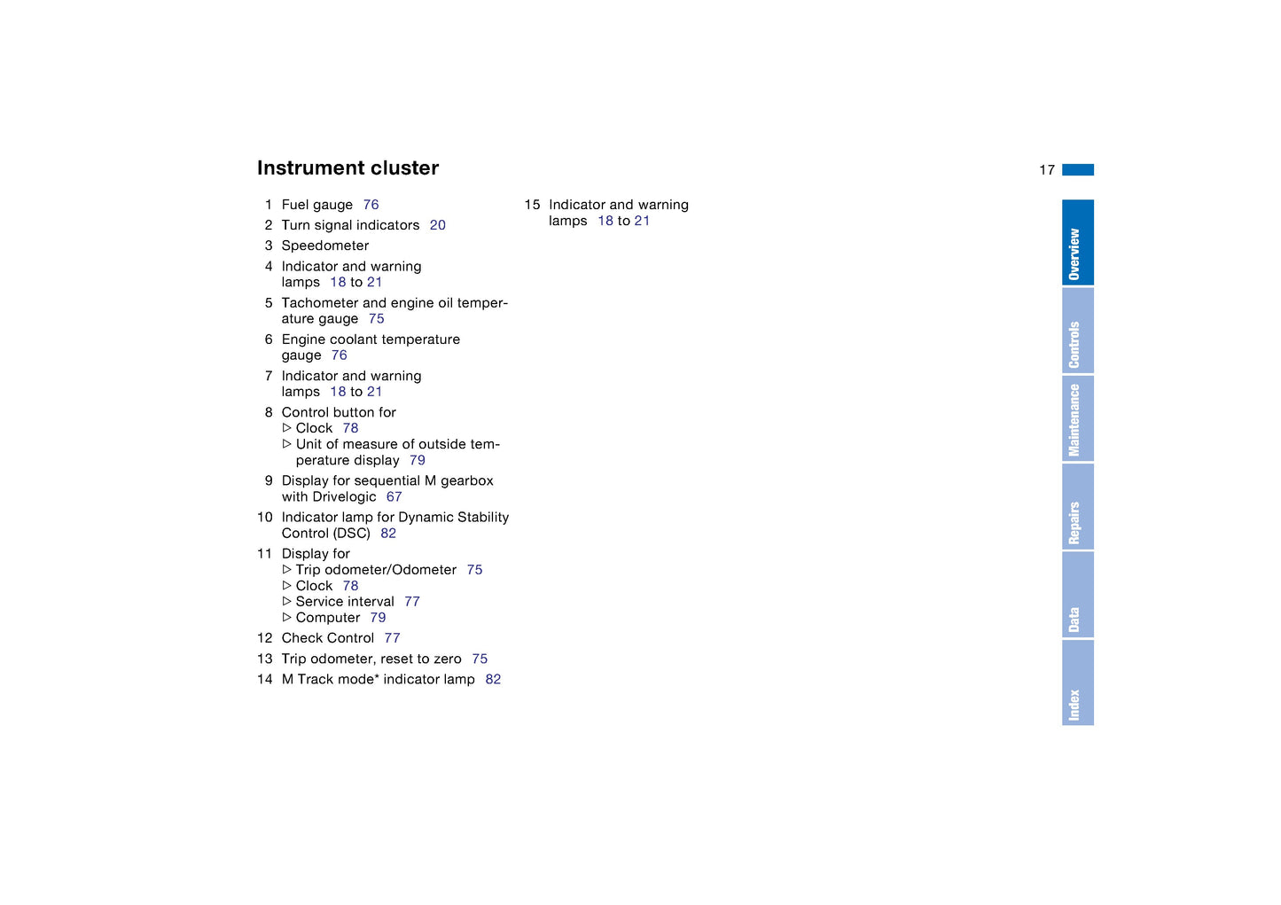 2006 BMW M3 Owner's Manual | English