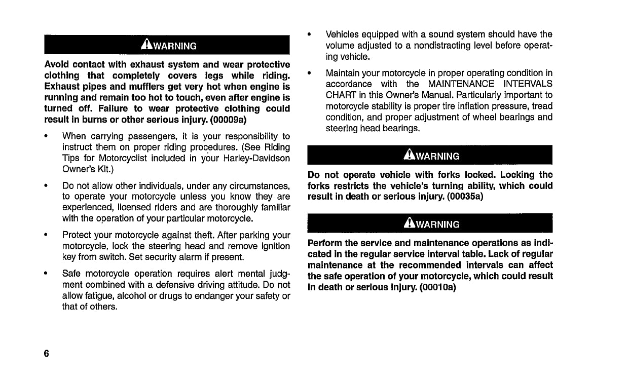 2004 Harley-Davidson Softail Owner's Manual | English