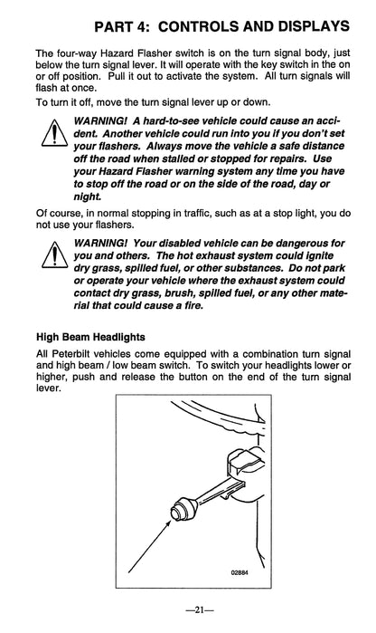 1990-1999 Peterbilt Owner's Manual | English