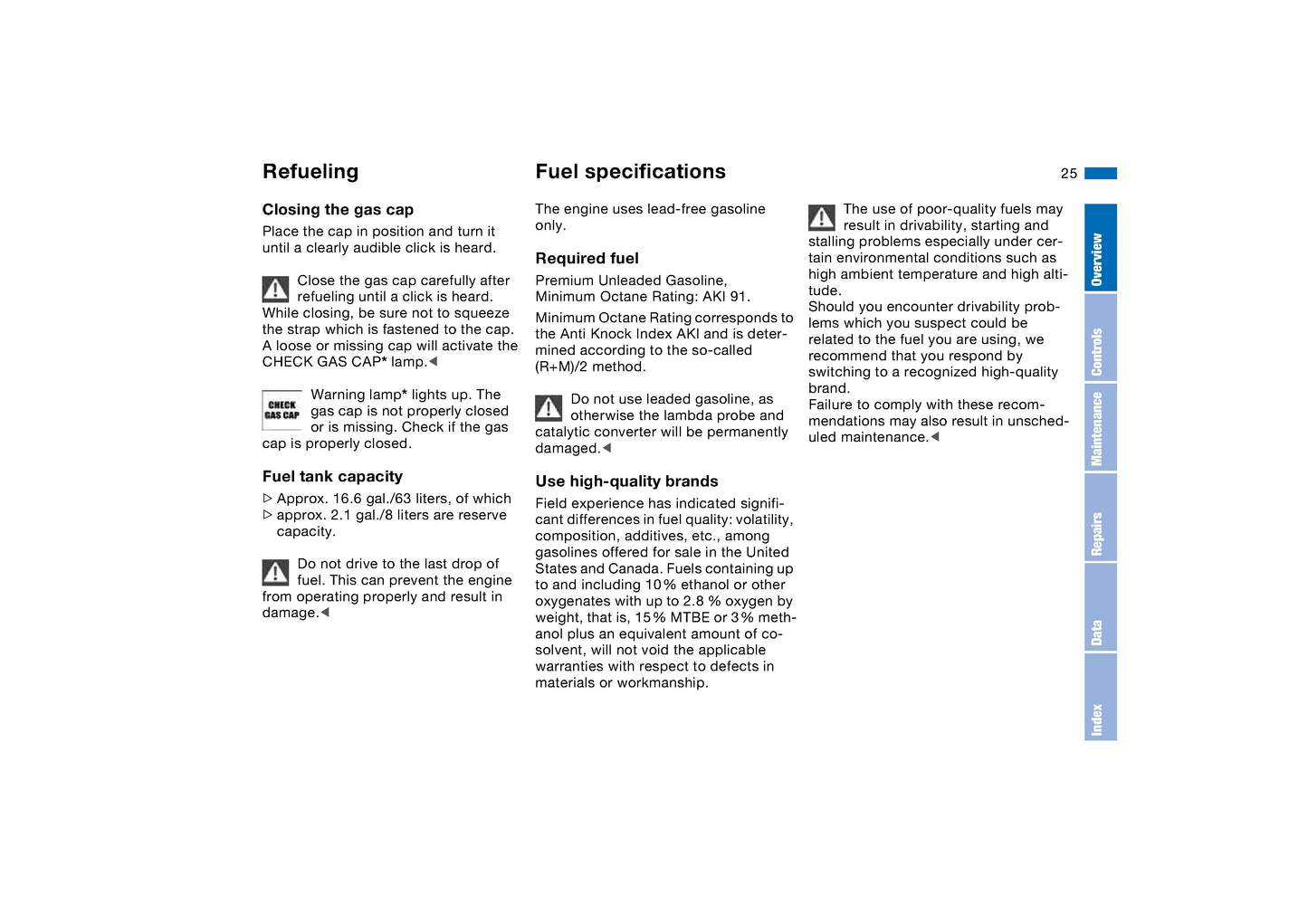 2006 BMW M3 Owner's Manual | English