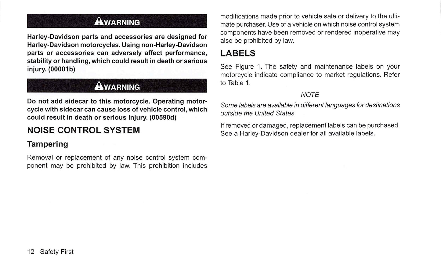 2017 Harley-Davidson Touring Gebruikershandleiding | Engels