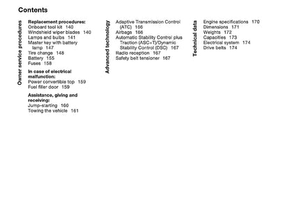 2001 BMW Z3 Owner's Manual | English