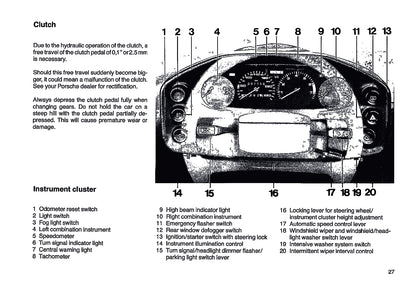 1987 Porsche 928 S4 Manuel du propriétaire | Anglais