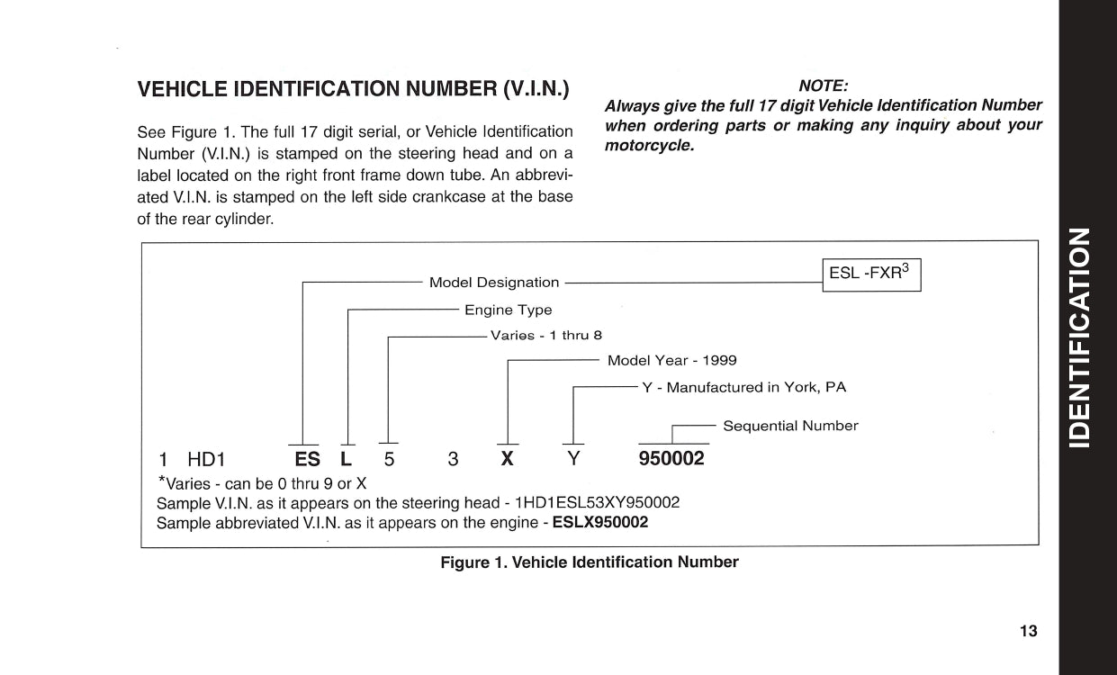 1999 Harley-Davidson FXR3 Owner's Manual | English