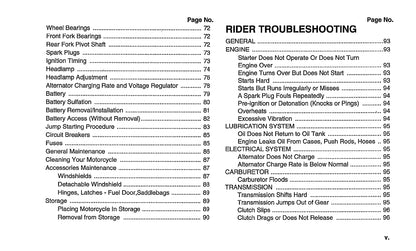 1996 Harley Davidson Police Gebruikershandleiding | Engels