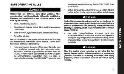2017 Harley Davidson FXSE Manuel du propriétaire | Anglais