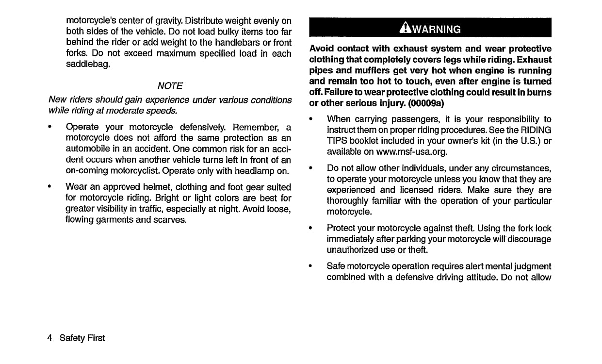 2017 Harley Davidson FXSE Manuel du propriétaire | Anglais