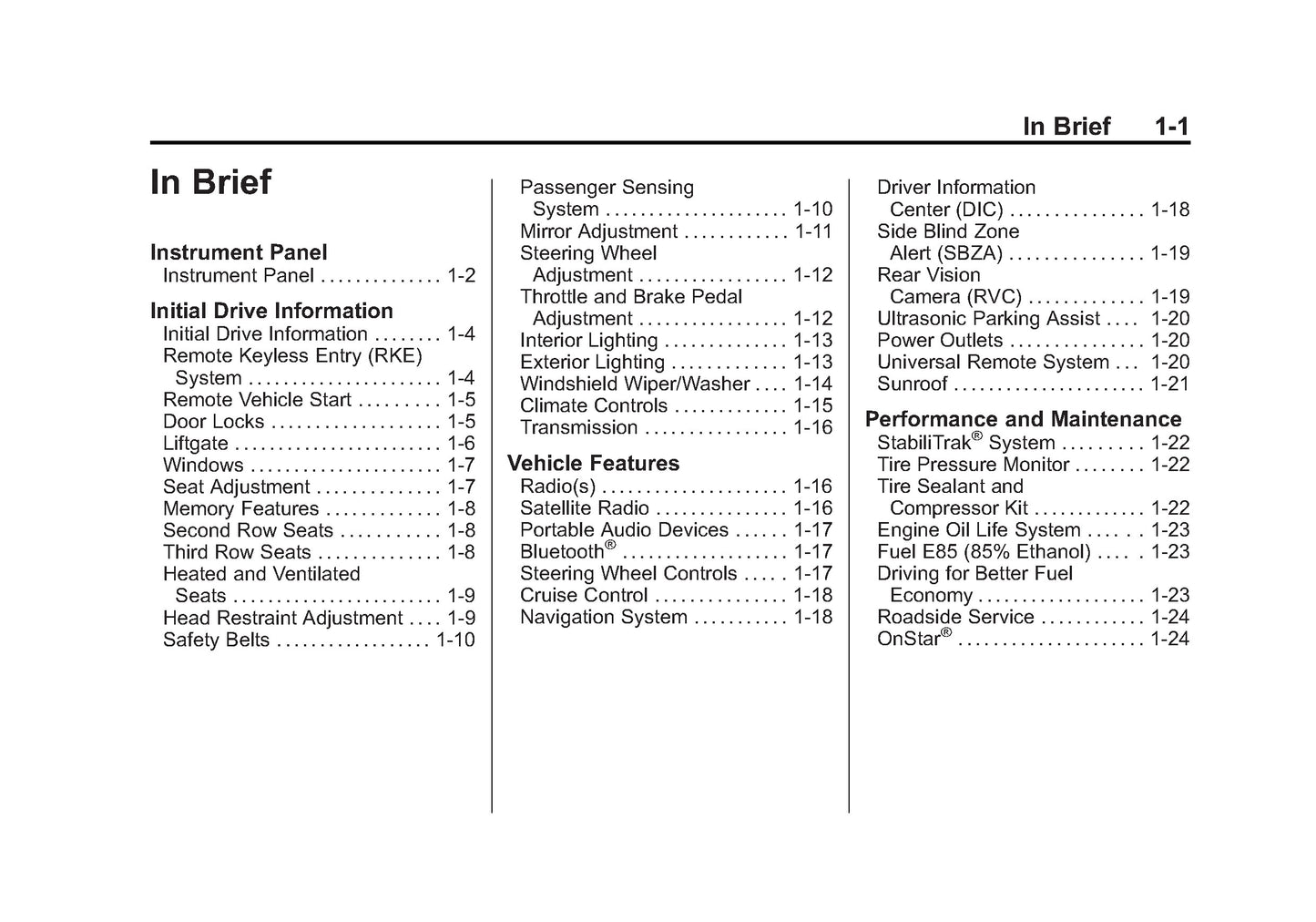 2013 Cadillac Escalade / ESV Owner's Manual | English