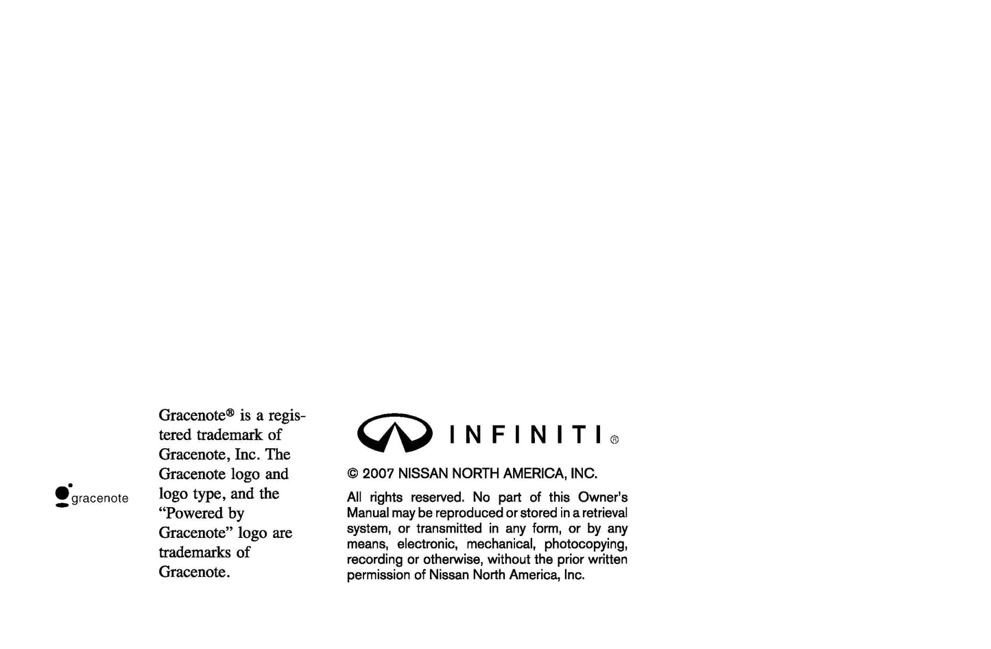 2008 Infiniti QX56 Manuel du propriétaire | Anglais