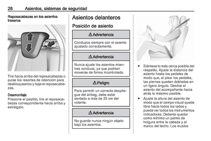2023 Opel Corsa Owner's Manual | Spanish