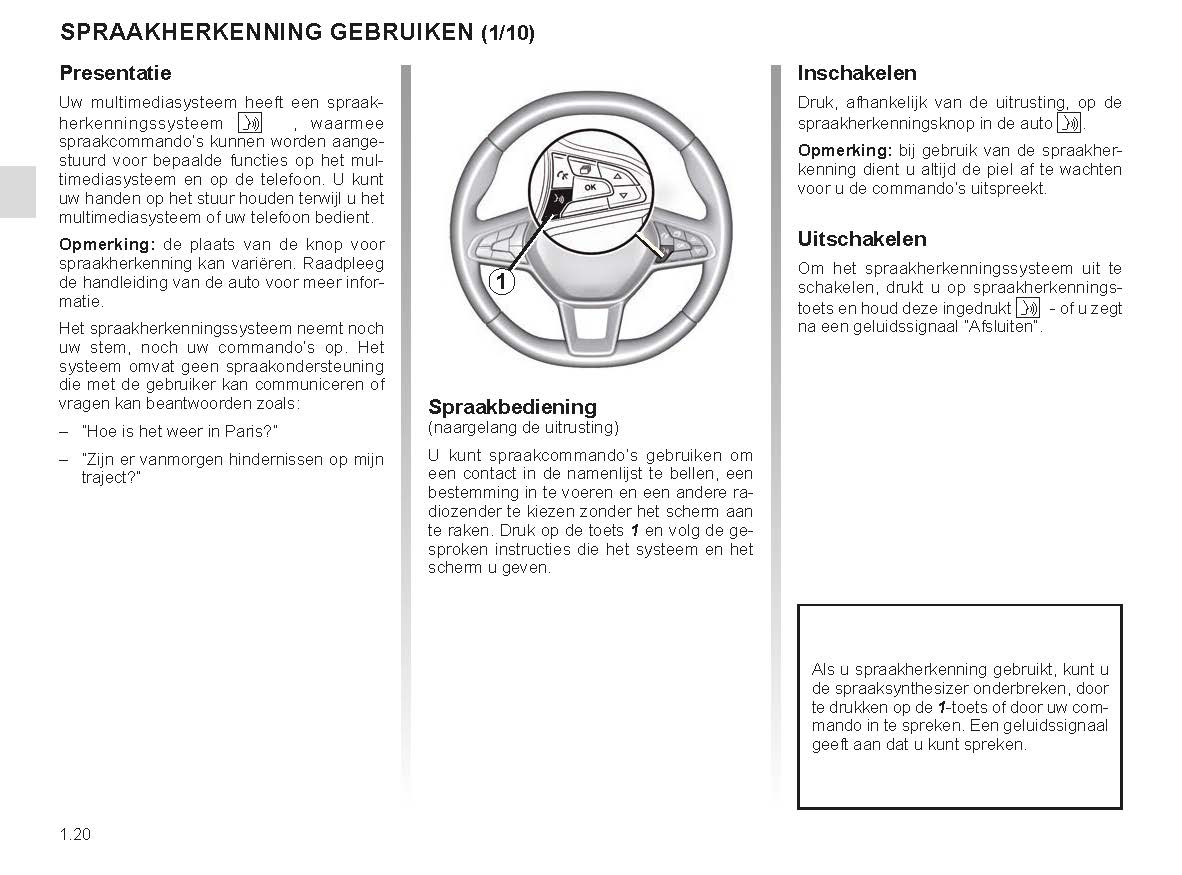 2023 Renault Easy Connect Gebruikershandleiding | Nederlands