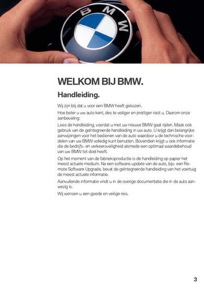 2021 BMW X3 Plug-in Hybrid Owner's Manual | Dutch