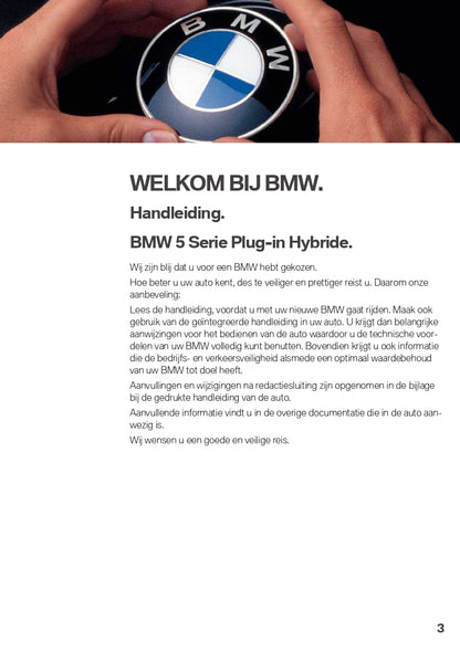 2019 BMW 5 Series PHEV Gebruikershandleiding | Nederlands