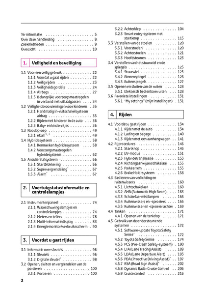 2024 Toyota Corolla Cross Owner's Manual | Dutch