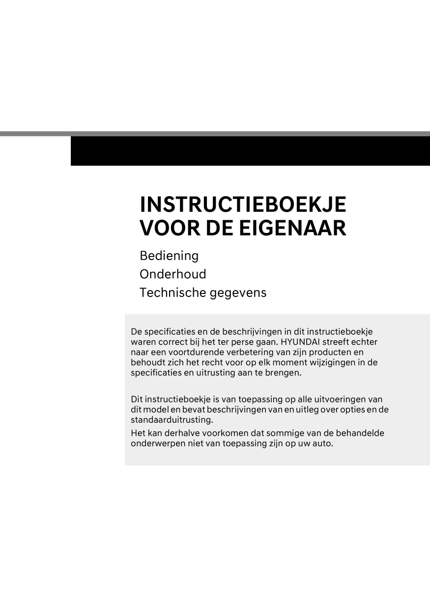 2022-2023 Hyundai Ioniq 6 Owner's Manual | Dutch