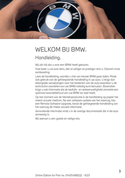 2023-2024 BMW M3 Touring Manuel du propriétaire | Néerlandais