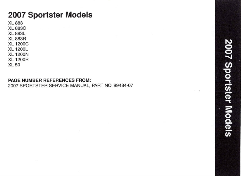 2007 Harley-Davidson Torque Values Manual | English