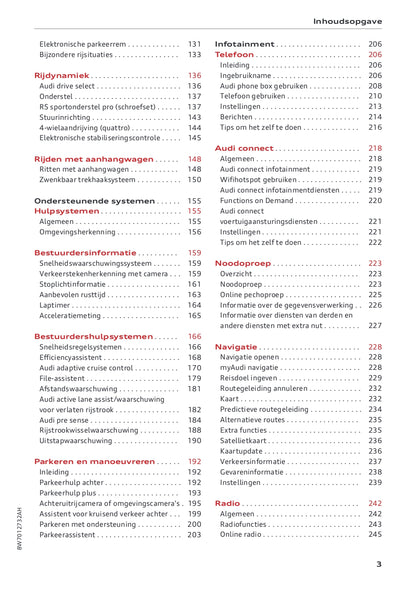 2022-2023 Audi A5 Gebruikershandleiding | Nederlands