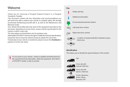 2024 Peugeot Expert/Traveller/e-Expert/e-Traveller Owner's Manual | English