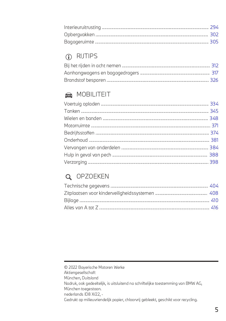 2023 BMW 2 Serie Active Tourer 225XE /2 Serie Owner's Manual | Dutch