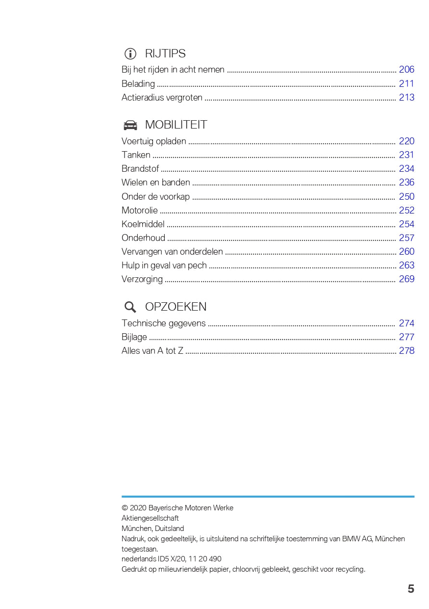 2021 BMW i3 Gebruikershandleiding | Nederlands