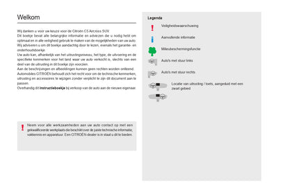 2022-2024 Citroën C5 Aircross Gebruikershandleiding | Nederlands