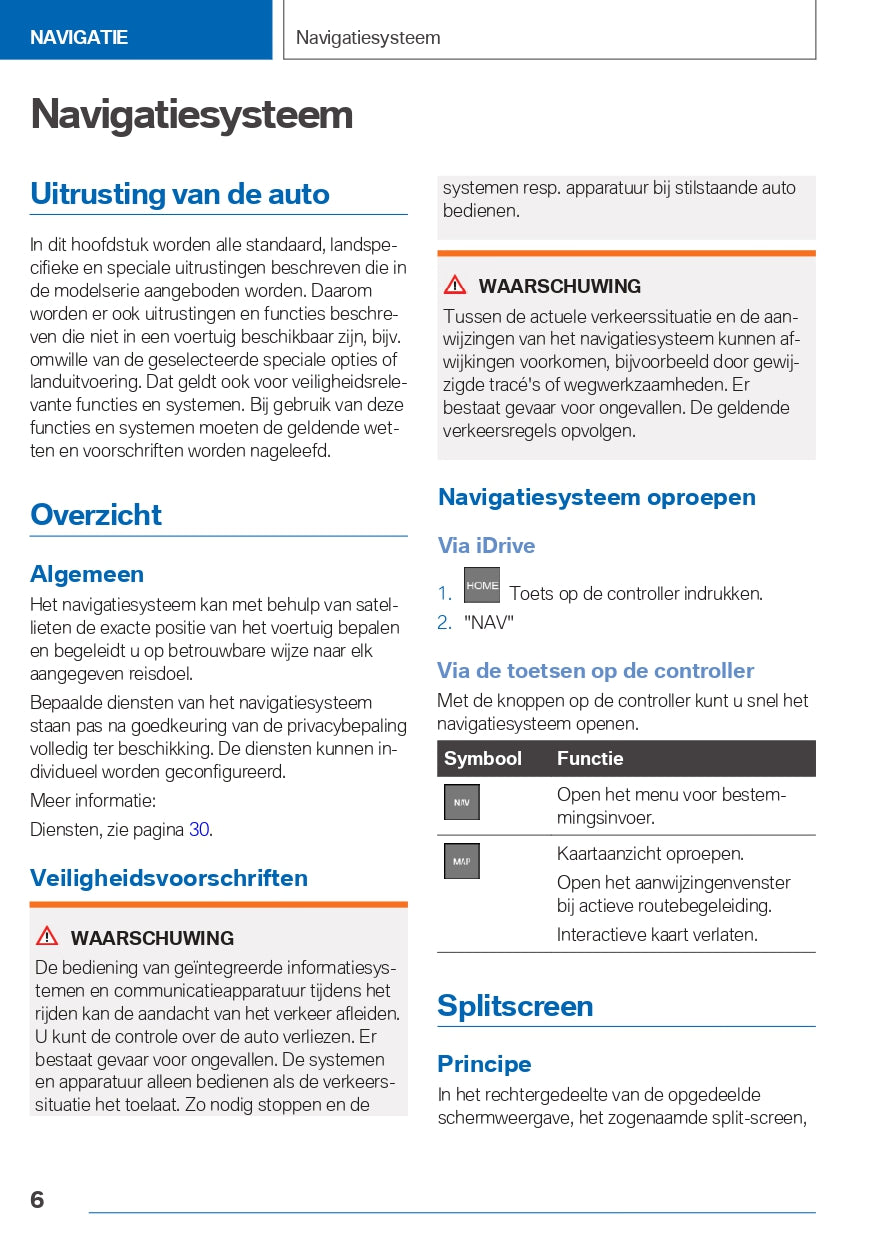 2021-2023 BMW iX3 Infotainment Manual | Dutch