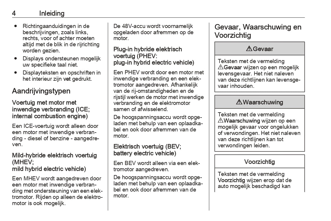 2023 Opel Astra Owner's Manual | Dutch