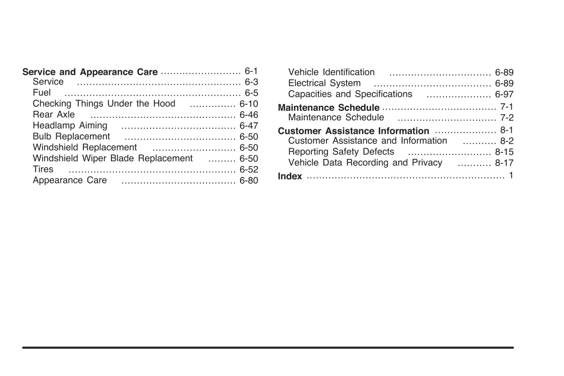 2008 Cadillac XLR/XLR-V Owner's Manual | English