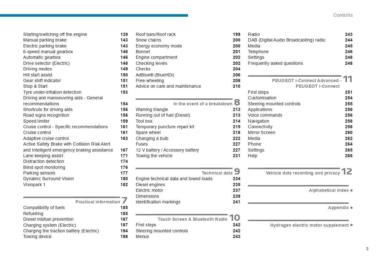 2024 Peugeot Expert/Traveller/e-Expert/e-Traveller Owner's Manual | English