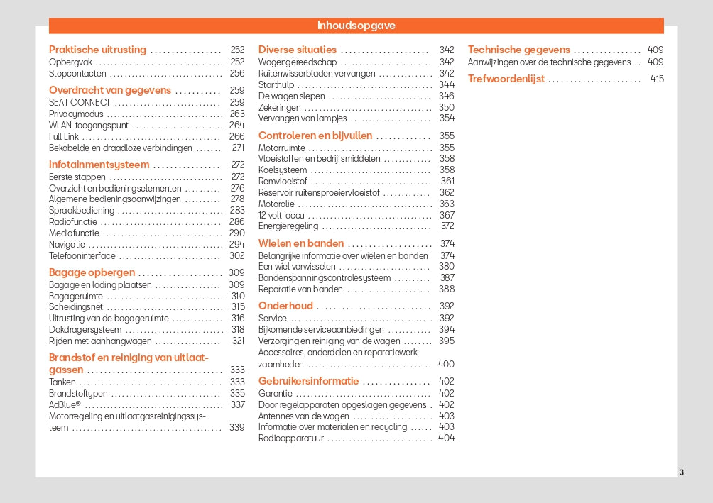 2023 Week 48 Seat Tarraco Gebruikershandleiding | Nederlands