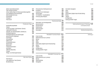 2020-2023 Peugeot 2008/e-2008 Owner's Manual | German