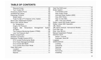 2017 Harley-Davidson FLHTKSE Gebruikershandleiding | Engels