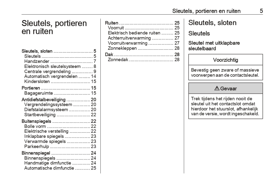 2023-2024 Opel Astra Gebruikershandleiding | Nederlands