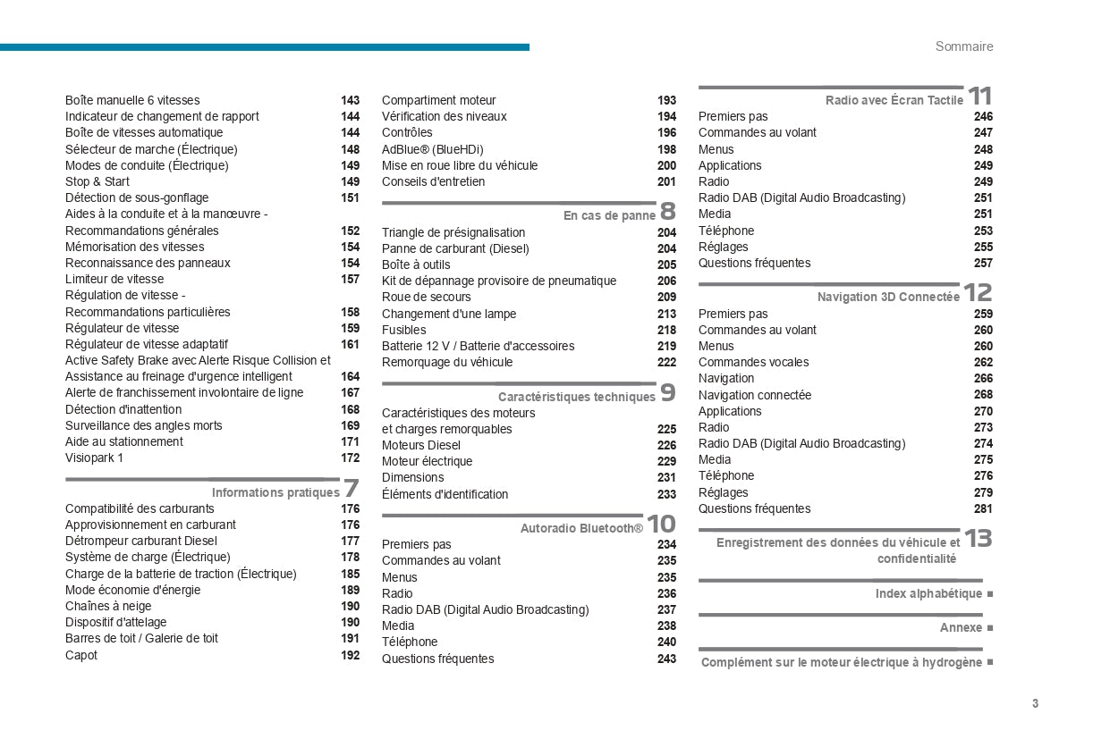 2022-2024 Peugeot Expert/Traveller Owner's Manual | French