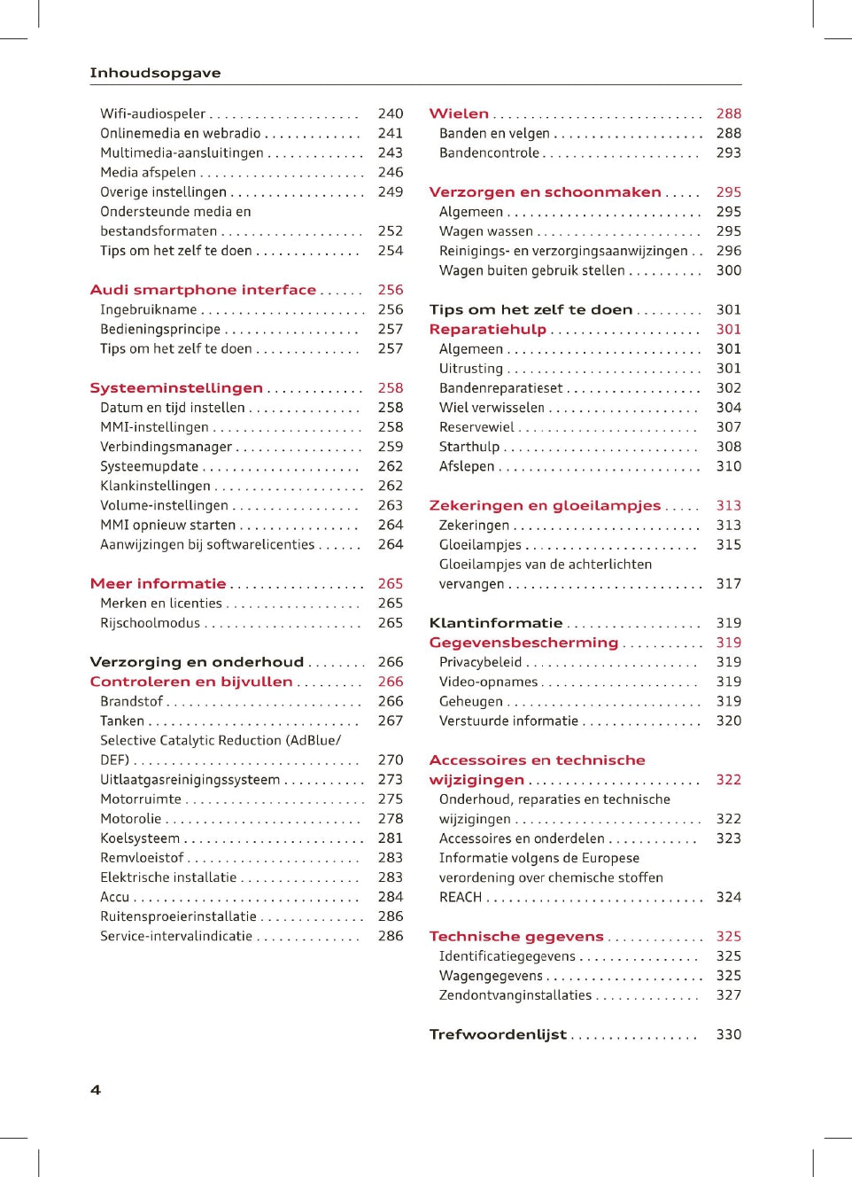 2021 Audi Q2 Owner's Manual | Dutch