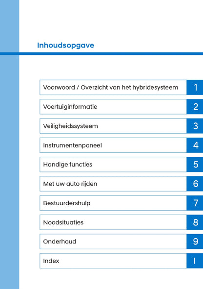 2021-2022 Hyundai Tucson Hybrid/Plug-in Hybrid Owner's Manual | Dutch