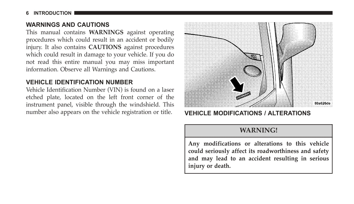 2004 Dodge Neon SRT-4 Owner's Manual | English