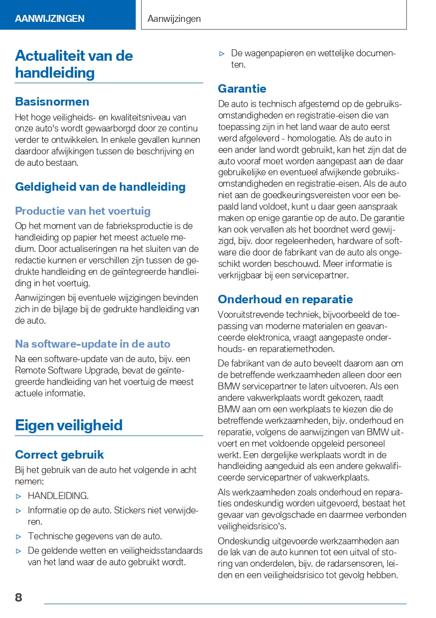 2021-2023 BMW iX3 Gebruikershandleiding | Nederlands