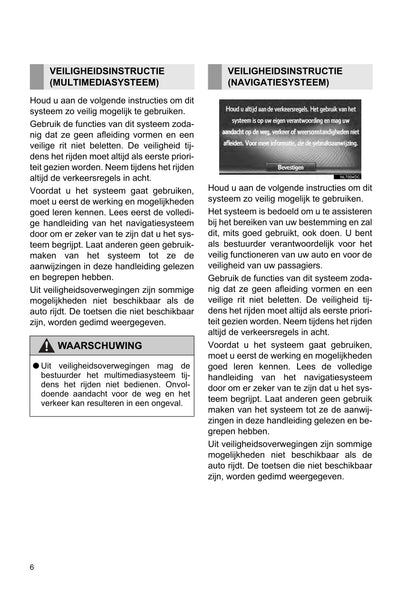 2015 Toyota Touch & Go/Touch & Go Plus Infotainment manual | Dutch