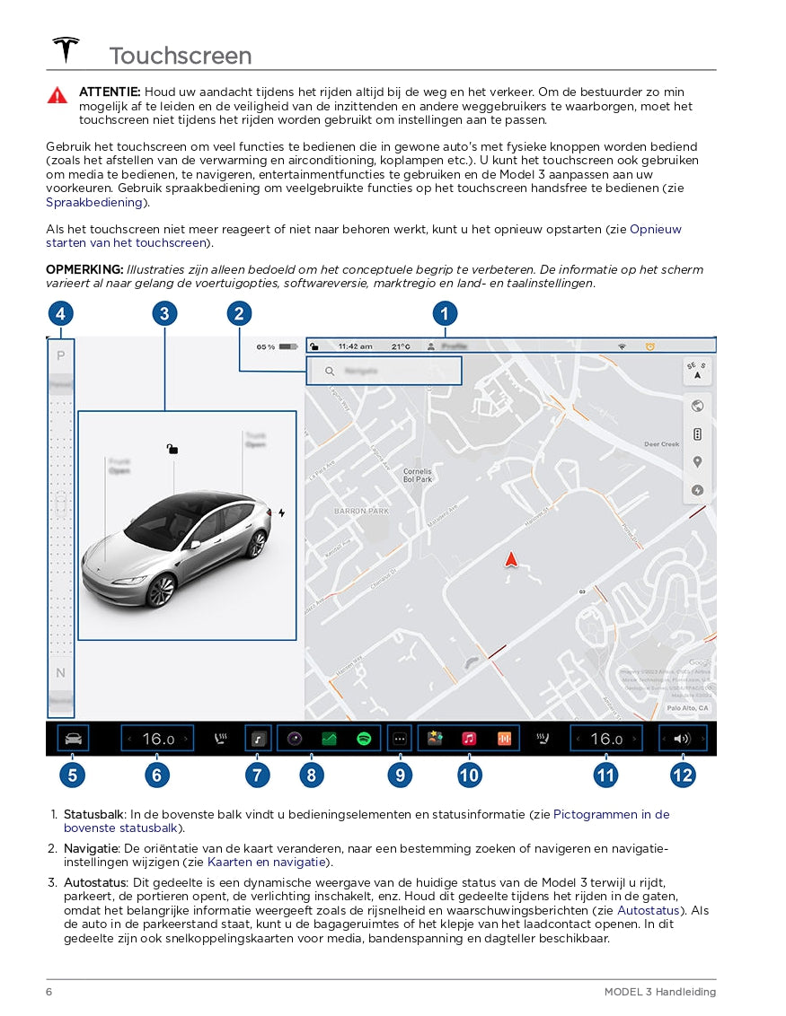 2024 Tesla Model 3 Manuel du propriétaire | Néerlandais